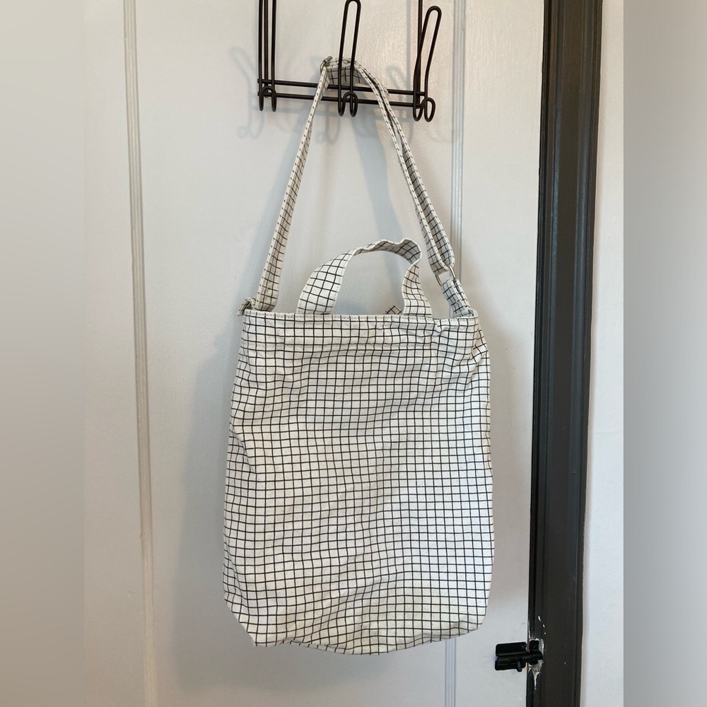 Baggu Duck Bag Natural Grid